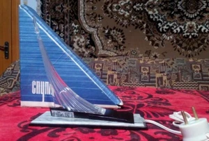 Vintage collectible stella night lamp. ROCKET START. Made in USSR! Original box! - Picture 1 of 12