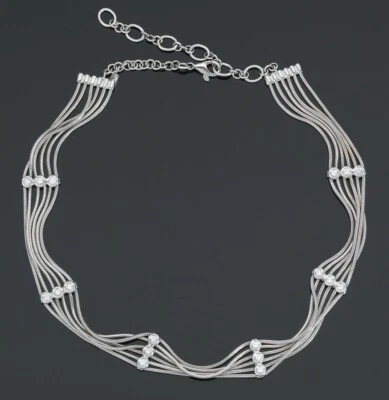 Collar Gargantilla Piero M Diamantes 18K Foto 1 de 2