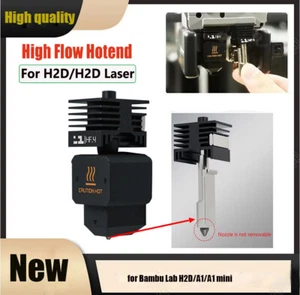 High Flow Hotend 0.2/0.4/0.6/0.8mm Hot End For Bambu Lab H2D/A1/A1 mini Part SDE - Afbeelding 1 van 20
