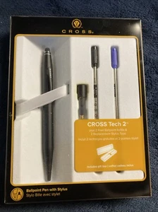 Cross Tech 2 Stift mit Stylus Kit AT0652H -1 Satin Black mit Minen - Bild 1 von 4