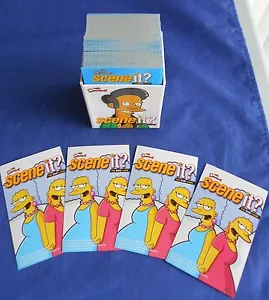 Scene It Simpsons Deluxe Edition Trivia & Category Game Card Set Replacement - Picture 1 of 6