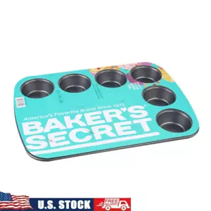 Nonstick Carbon Steel Muffin Pan 12 Cups Durable Scratch Resistant Bakeware New - Picture 1 of 7