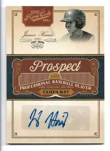 2011 Playoff Prime Cuts Prospect Signatures Century Gold /49 James Harris Auto - Bild 1 von 2