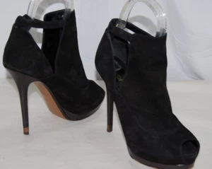 38/US8❤️ FENDI Suede Leather "Spuntino Camoscio" High Heels Pumps Sandals Boots - Picture 1 of 15