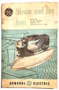 Vintage General Electric Steam and Dry Iron Instruction Book - Picture 1 of 4