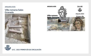 spain 2023 espagne Archeology Roman Villa Salar Granada Mosaic 1v FDC PJ - Picture 1 of 1