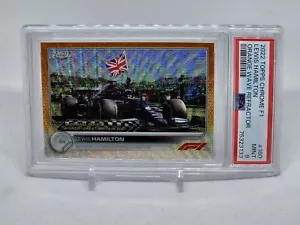 LEWIS HAMILTON 2022 Topps Chrome Formula 1 F1 #160 ORANGE Wave 21/25 - Picture 1 of 2
