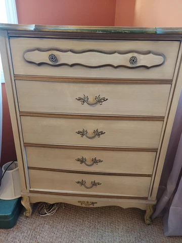 French Provincial Dresser Set Cover