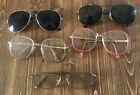 Lot de 5 montures de lunettes d'occasion (modèle inconnu #s) clips sur bifocales