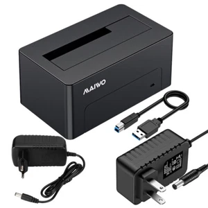 SAS/SATA To USB 3.0 Adapter 6Gbps with UASP 18TB Capacity 12V 2A Power Supply FR - Photo 1/14