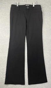 Aeropostale Juniors 5/6 Low Rise Flare Pants Black Wide Leg Career Women's NEW - Picture 1 of 11