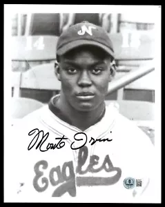 Monte Irvin Newark Eagles Autographed 8x10 Beckett Authentic - Picture 1 of 2