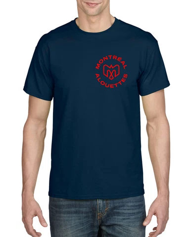 MONTREAL ALOUETTES CFL LOGO T-SHIRT, NEW Cover