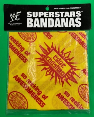 EDGE CHRISTIAN - Vintage Wrestling WWF - Superstars Bandanas - So Reeking - NEW - Image 1 of 4