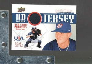 2000-2013 Upper Deck Panini Topps USA Baseball Olympics GU Jersey PICK FROM LIST - Picture 1 of 43