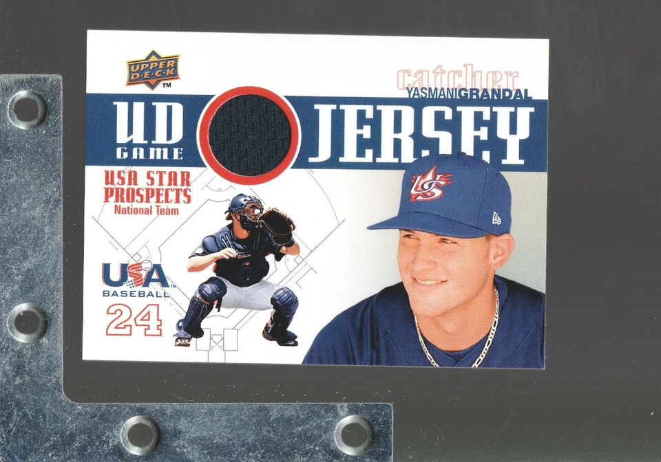 2000-2013 Upper Deck Panini Topps USA Baseball Olympics GU Jersey PICK FROM LIST - Image 1 of 1