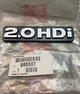 866507 BADGE LOGO MODELLO per CITROEN BERLINGO - TYPE BADGE - Imagen 1 de 3