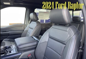 OEM FORD F150 RAPTOR NEW TAKE OFF LEATHER SEAT UPHOLSTERY 2021 2022 2023 2024 - Picture 1 of 8