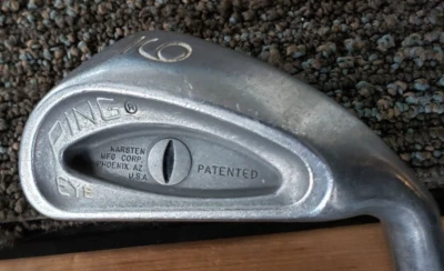 EXCELL 37.25 IN PING EYE BLACK DOT 9 IRON GOLF CLUB W PING ZZ LITE REG FLEX  sp - Image 1 of 4