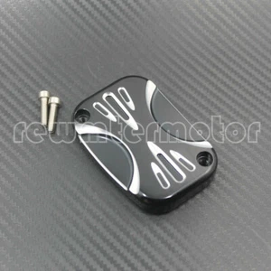 Tapa de cubierta de cilindro delantero maestro de freno CNC derecho apta para Harley Touring CVO VRSCD - Imagen 1 de 2