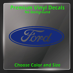 Ford Decal -  (V1) Ford Oval Decal - Ford Sticker - Ford Oval Sticker