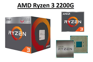 AMD Ryzen 3 2200G Quad Core Processor 3.5 - 3.7 GHz, Socket AM4, 65W CPU