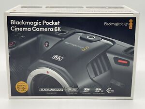 Blackmagic Design Pocket Cinema Camera 6K Apple ProRes RAW LCD HDR Mount Canon