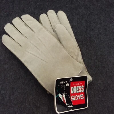 Guantes de vestir de cuero para hombre L Pigsplit forrados de cuero invierno cálido disfraz juegos con disfraces Foto 1 de 4