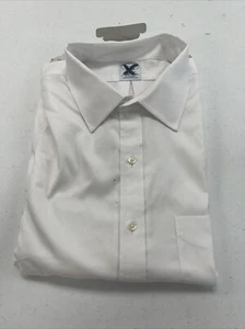 NEW NWOT Brooks Brothers Men's White Cotton Dress Shirt 17.5 - 33 $118 - Picture 1 of 5