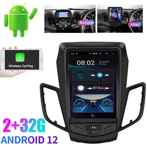 9.7" Für Ford Fiesta 2009-2016 Android 13 GPS Navi Autoradio DAB+ Carplay 2+32GB - Picture 1 of 19