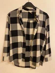 karierte Bluse Sweatshirt Hemd Blouson von H&M - Gr. 32 - Bild 1 von 3