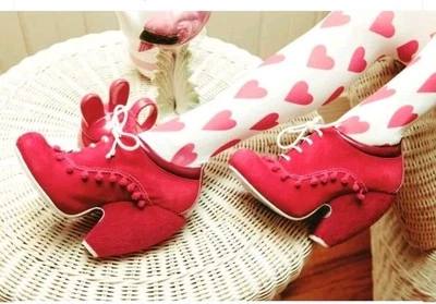 Irregular Choice TeaCup Negro⚫️Zapatos de DISEÑADOR Gótico Nuevos en Caja Raros Uk6/39 FREEPOST  Foto 1 de 4