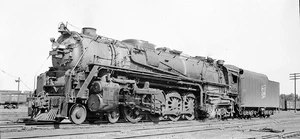 25FF243 NEGATIVE 1953 SOO LINE RAILROAD 4-8-4 LOCO #5001 SHOREHAM - Picture 1 of 1