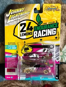 JOHNNY LIGHTNING STREET FREAKS 24 HRS LEMONS WHITE LIGHTNING 1998 HONDA CIVIC ! - Picture 1 of 3