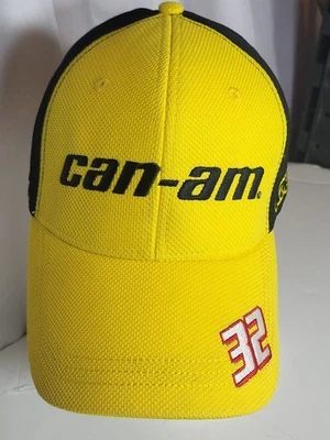 Can-Am гонки крышка шляпа #32 желтый черный на каппа GO FAS гонки бейсбольный стиль  - Изображение 1 из 4