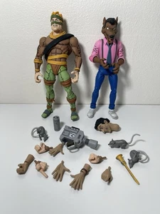 NECA Teenage Mutant Ninja Turtles Rat King vs. Vernon Paquete de 2 Completo - Imagen 1 de 6
