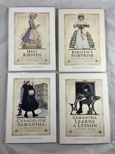American Girl Doll Kirsten Samantha Books Lot of 4 Pleasant Company 1st Editions - Picture 1 of 5