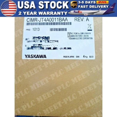 US FREE TAX YASKAWA J1000 7.5HP MAX 5.5Kw/3.7Kw CIMR-JT4A0011BAA VARIABLE - Image 1 of 3