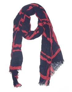 Banana Republic Women's Red And Navy Scarf - Picture 1 of 5