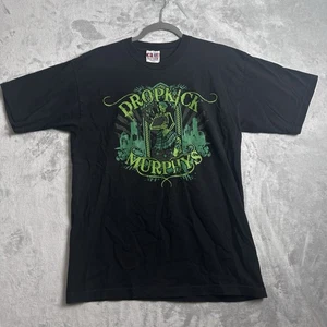 Dropkick Murphys Shirt Mens Large Black St Paddy's Tour Skeleton Piper Band Tee - Picture 1 of 11