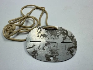 original 2. STAFFEL KAMPFGESCHWADER 77 ERKENNUNGSMARKE 2. WK Luftwaffe Dog Tag - Picture 1 of 4