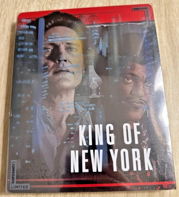 King of New York (1990) 4K UHD / Blu-Ray / Digital Limited Edition Steelbook NEW - Image 1 of 2