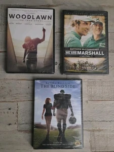 Football 3-DVD Lot Woodlawn / The Blind Side / We Are Marshall - Picture 1 of 7