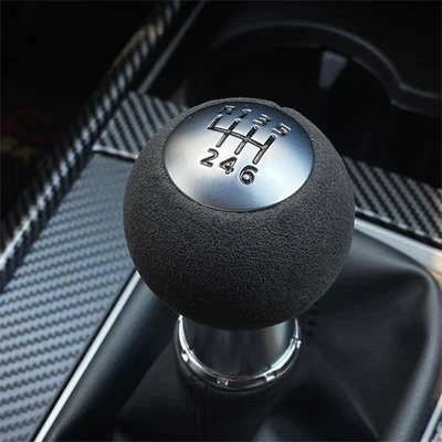 MITSUBISHI LANCER EVOLUTION EVO X CUERO GENUINO PERILLA DE CAMBIO DE 6 VELOCIDADES Foto 1 de 4