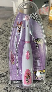 Powerpuff Mädchen Elektrische Zahnbürste Set NEU im Paket Vintage - Bild 1 von 4