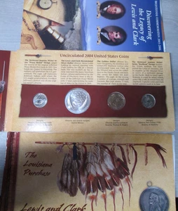 2004 Lewis & Clark Silver Coinage and Currency Commemorative Set - Picture 1 of 7