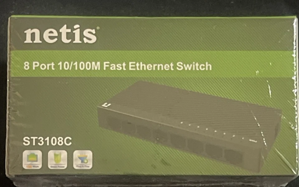 Netis ST3108C 8-Port 10/100Mbps Desktop Fast  Ethernet Switch - Image 1 of 1