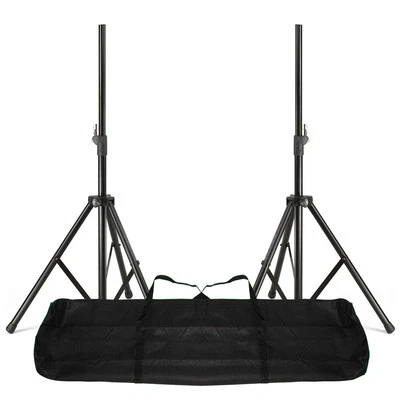 Vonyx LS01K PA Speaker Stand Tripod Set with Carry Bag - Adjustable Height
