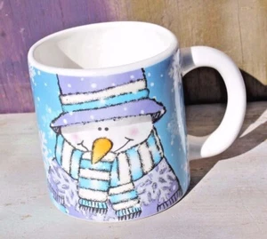 Snowman Coffee Tea Cup Mug by Peter G. Blank 2000, FREE SHIPPING! - Imagen 1 de 7