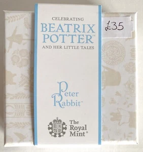 Moneda de plata de prueba de 50p del Reino Unido Peter Rabbit 2018 de la Casa de la Moneda Real - Imagen 1 de 5